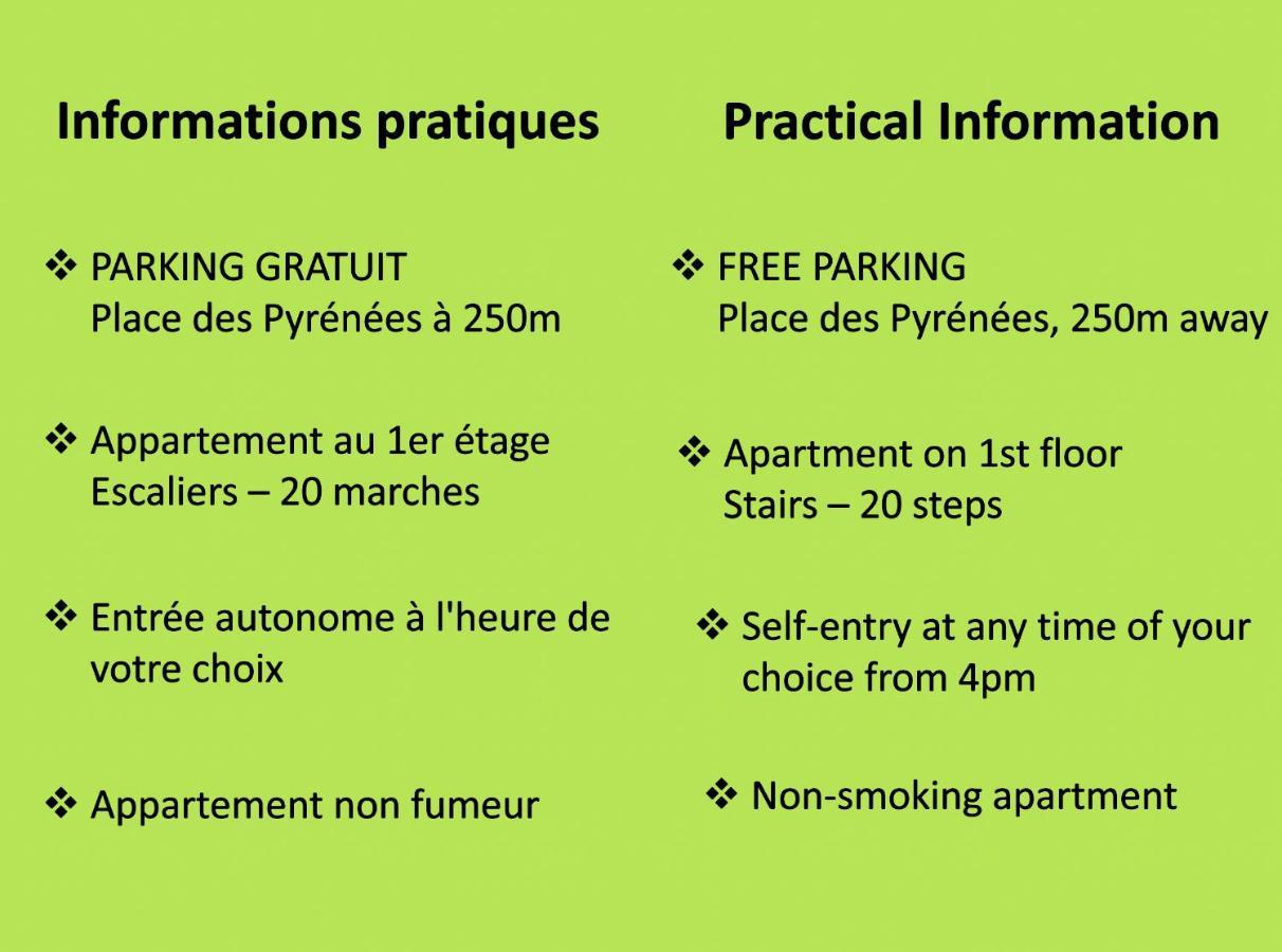 Le Montferrat - 65M2 - 2 Chambres - Rue De La Grotte - Hyper Centre Λούρδη Εξωτερικό φωτογραφία
